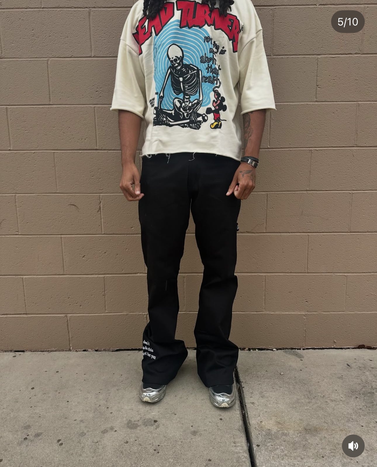 Abstract Mickey Tee