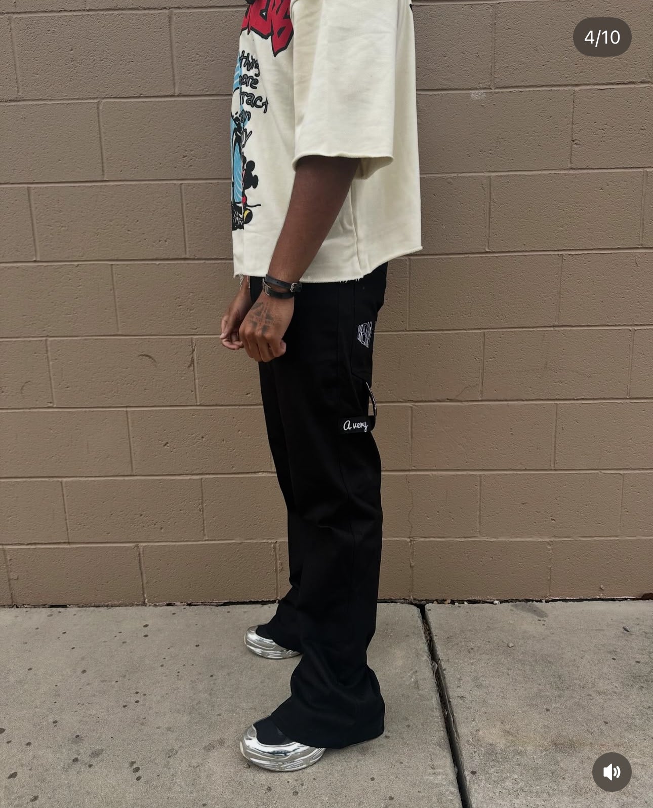 Abstract Mickey Tee